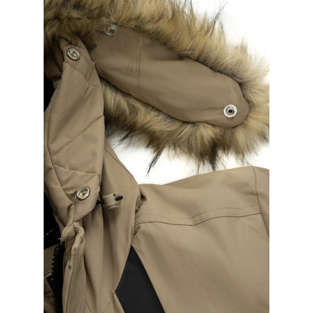 Pitbull West Coast Men's Winter Jacket FIRETHORN - Sand