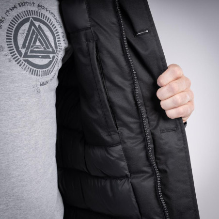 Thor Steinar Herren Winterjacke Skanden - schwarz