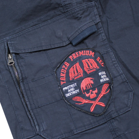 Yakuza Premium Pánske Nohavice krátke - Dark blue