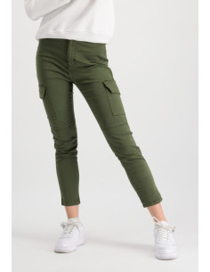 Alpha Industries Dámske dlhé Nohavice Agent X Wmn- olivová