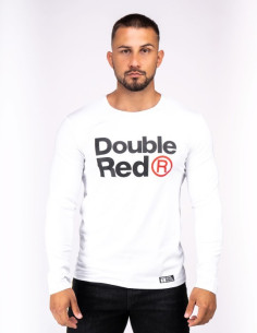 Double Red Red Neon Long Sleeve T-Shirt - White 2