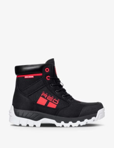 Double Red SNOW Boots  - Black 2