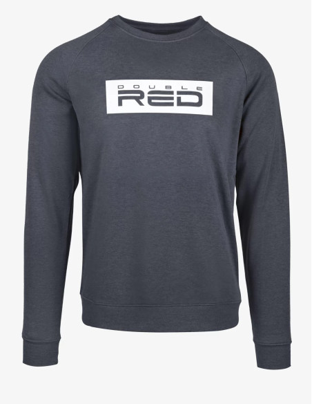 Double Red Sweatshirt BASIC - Dark Grey