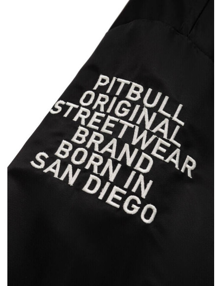 Pitbull West Coast Pánska Bunda Bombera SEABRIDGE- čierna
