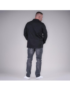 Thor Steinar Pánska Bavlnená Bunda Prechodná STORTOPPEN - čierna 2
